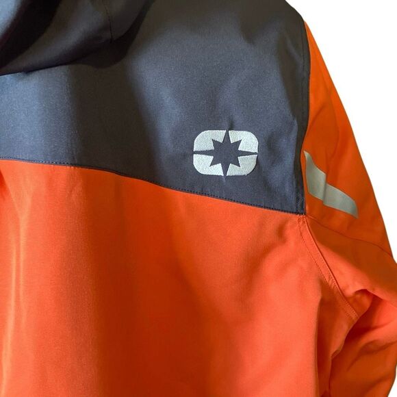 Polaris Men's TECH54 Switchback Snowmobile Jacket in orange and gray XL #757 - Picture 11 of 16